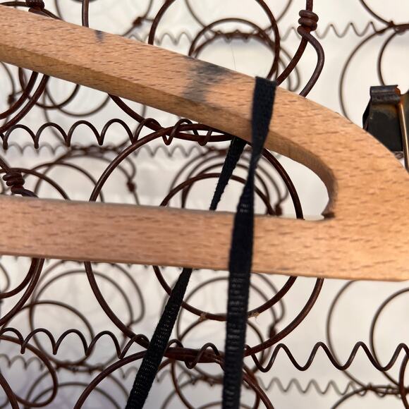 Vintage 90s red black white polkadot strapless punk goth prom dress LARGE - Picture 6 of 6